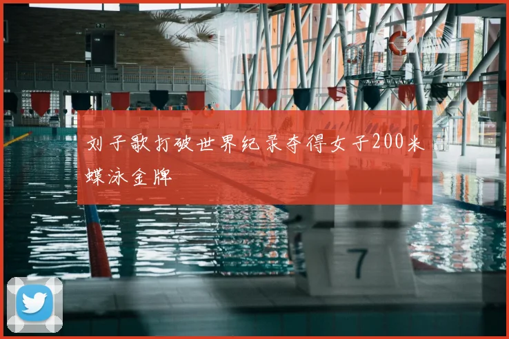 刘子歌打破世界纪录夺得女子200米蝶泳金牌