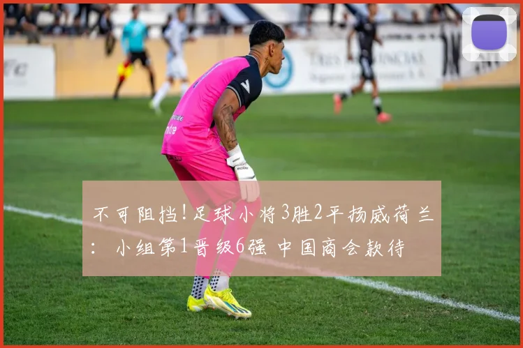 不可阻挡!足球小将3胜2平扬威荷兰：小组第1晋级6强 中国商会款待