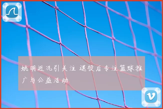 姚明近况引关注 退役后专注篮球推广与公益活动